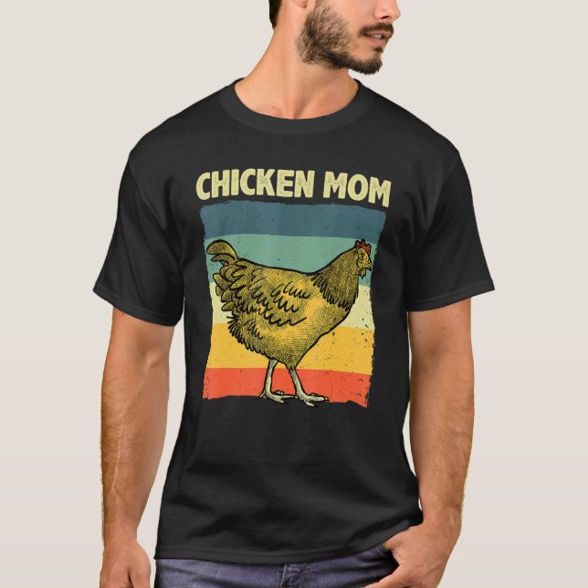 T-shirt Mère de poulet cool pour les femmes éleveuses de p (Devant)