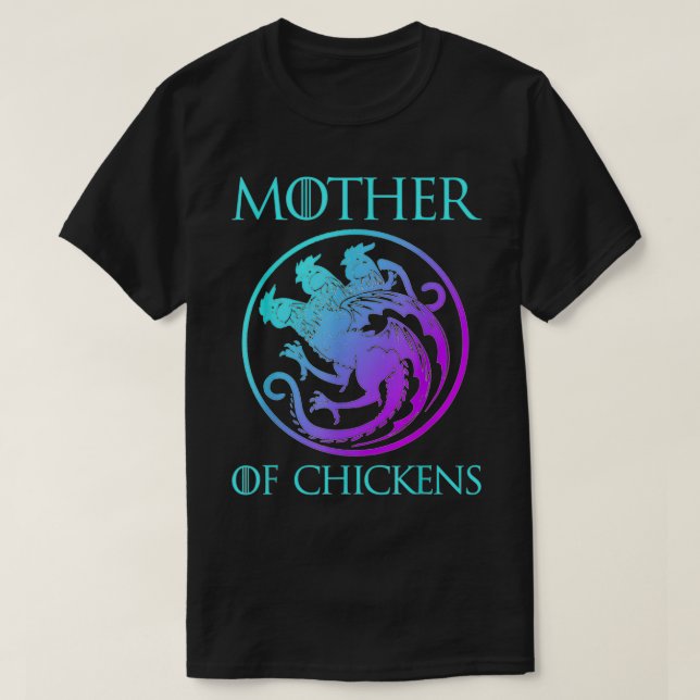T-shirt Mère De Poulets Fête Des Mères Cadeau Poulet Maman (Design devant)