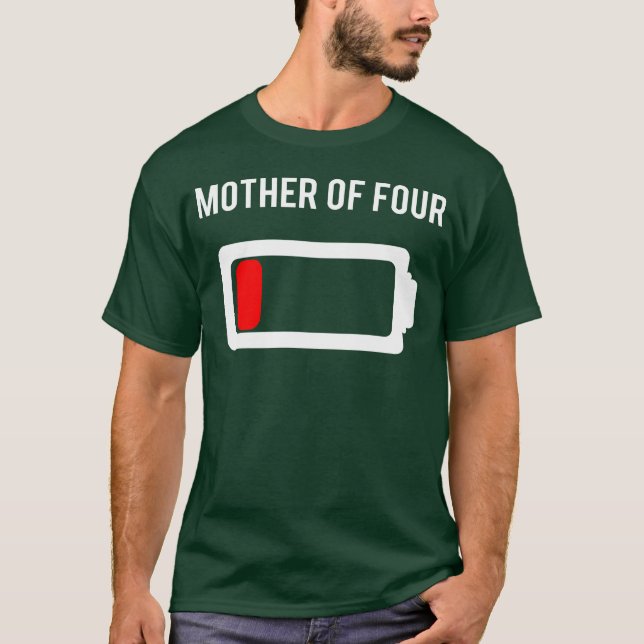 T-shirt Mère de quatre batterie basse fille maman (Devant)