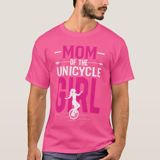 T-shirt Mère de Unicycle Girls retro (Devant)