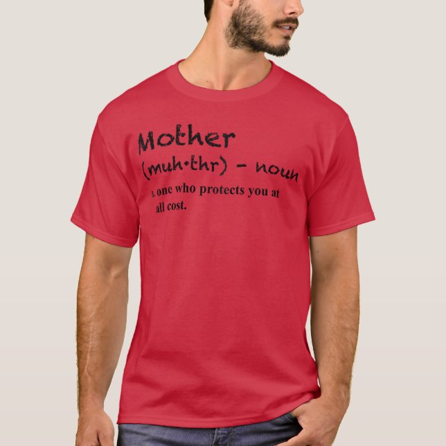 T-shirt Mère définition Unique Rétro cadeau (Devant)