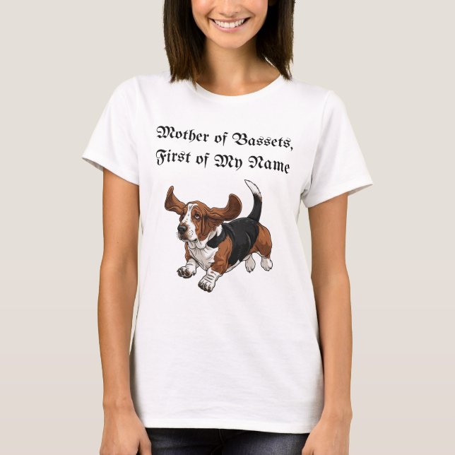 T-shirt Mère des actifs, Prénom de mon nom (Devant)