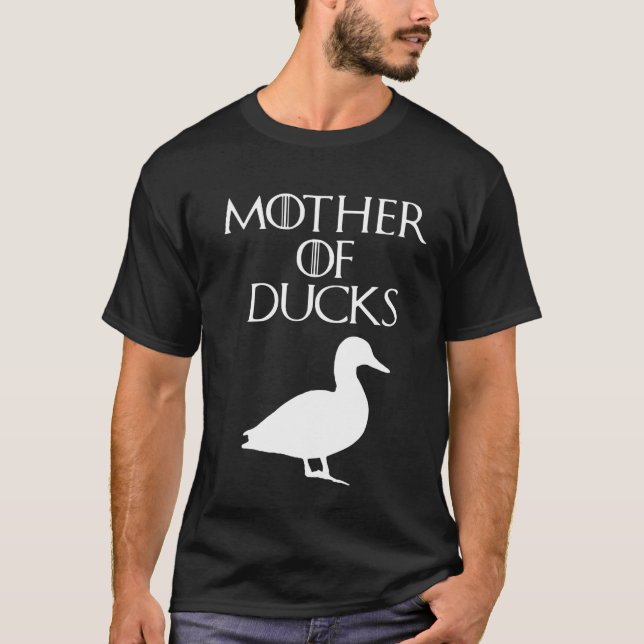 T-shirt Mère des canards Feather Maman (Devant)