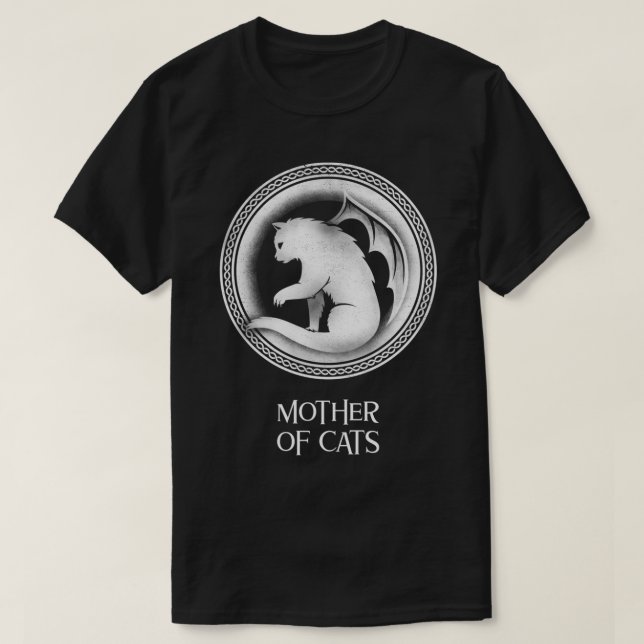 T-shirt Mère des chats (Design devant)