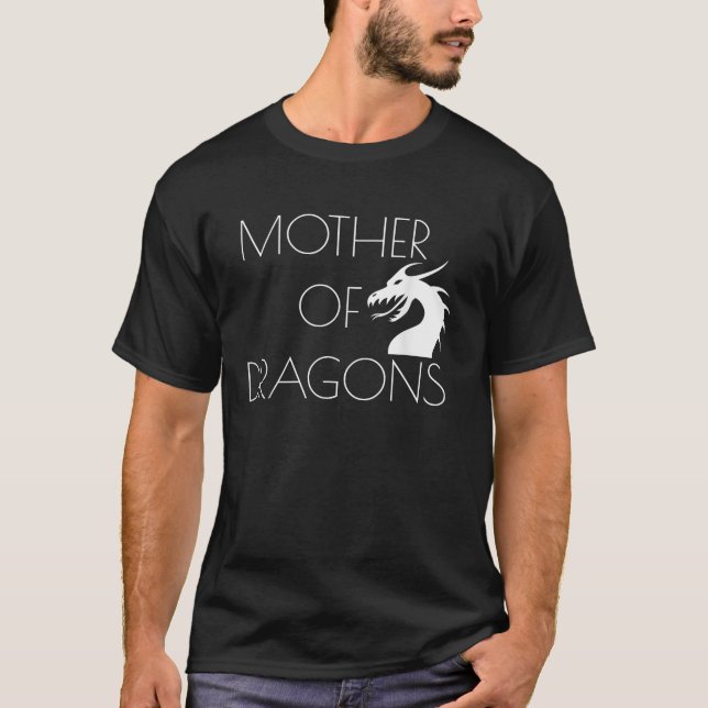 T-shirt Mère des dragons en costume d'Halloween (Devant)