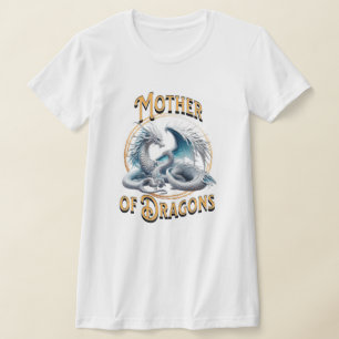 T-shirt Mère des dragons Maman et Baby Dragon