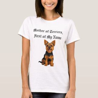 T-shirt Mère des Terriers, Prénom de mon nom