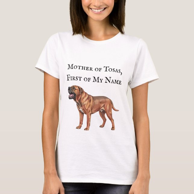 T-shirt Mère des Tosas, Première de Mon Nom (Devant)