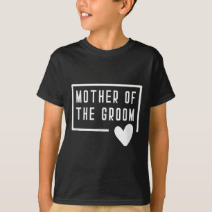 T-shirt Mère Du Coeur Groom Maman Mariage Bachelorette