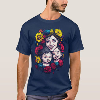 T-shirt Mère du garçon jumeau