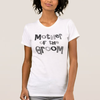 T-shirt Mère du gris de marié