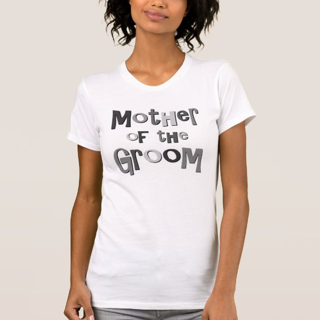 T-shirt Mère du gris de marié (Devant)