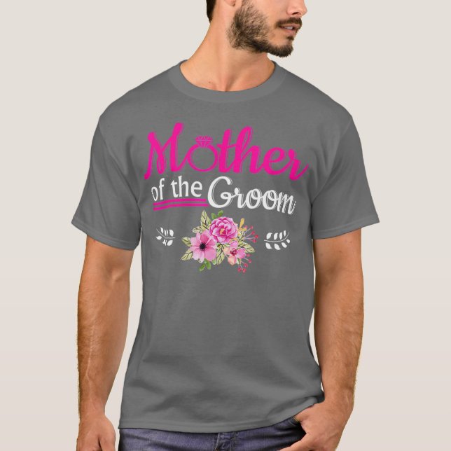 T-shirt Mère Du Groom Citations Drôle Mères Cadeau (Devant)