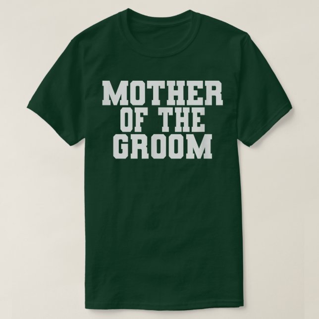 T-shirt Mère Du Groom, Fête des mariées Mariage M (Design devant)