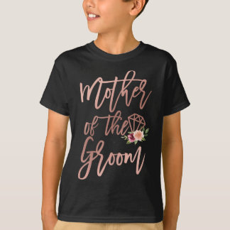 T-shirt Mère Du Groom Floral De Mariée Pour Mariage