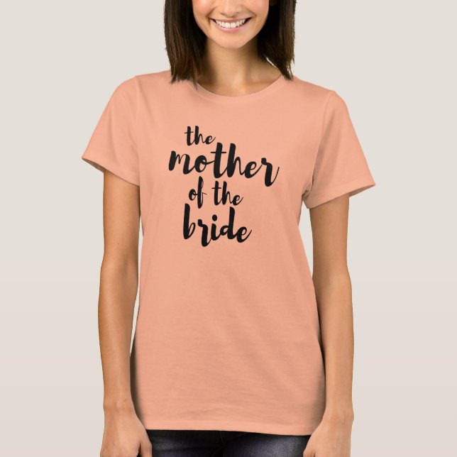 T-shirt Mère du Mariage de la fête de mariée (Devant)