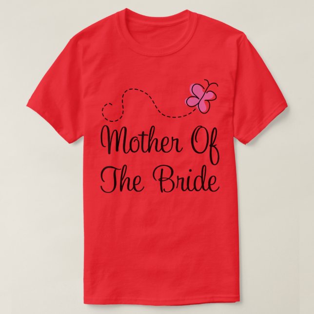 T-shirt Mère du Mariage de mariée Tee Bridal Party (Design devant)