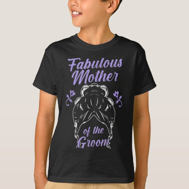 T-shirt Mère Du Mariage Groom Fête De Mariée _2 (Devant)