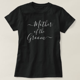 T-shirt Mère du marié, cortège de mariage moderne avec écr