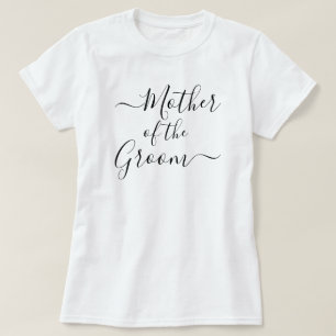 T-shirt Mère du marié écriture moderne