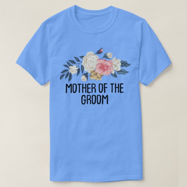 T-Shirt Mère du Marié Floral Drôle (Design devant)