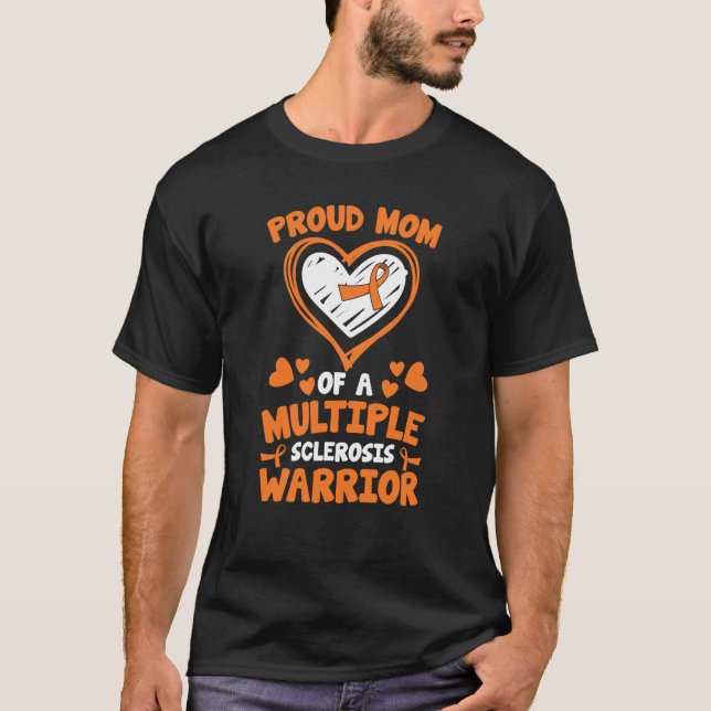 T-shirt Mère D'Une Sclérose En Plaques Sclérose En Plaques (Devant)