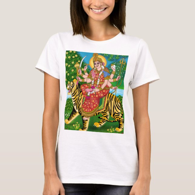 T-shirt Mère Durga | Vêtements de déesse hindou (Devant)
