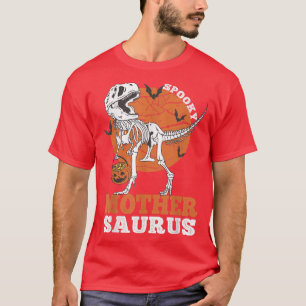 T-shirt Mère éffrayante Saurus Dinosaur Squelette T re Pum
