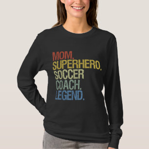 T-shirt Mère entraîneur de football