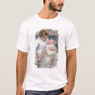 T-shirt Mère environ pour laver son enfant somnolent, 188