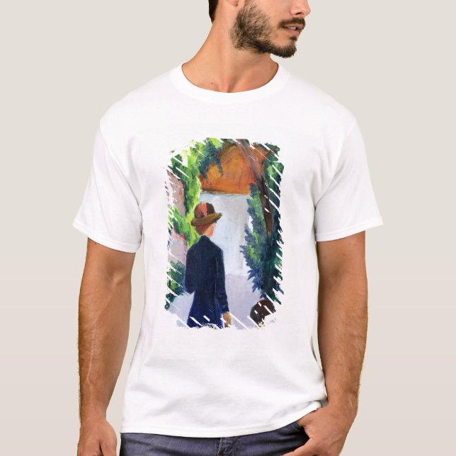 T-shirt Mère et enfant en parc, 1914 (Devant)