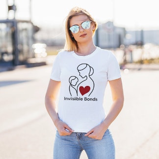 T-shirt "Mère et Enfant Silhouette - Eternal Bond Art"