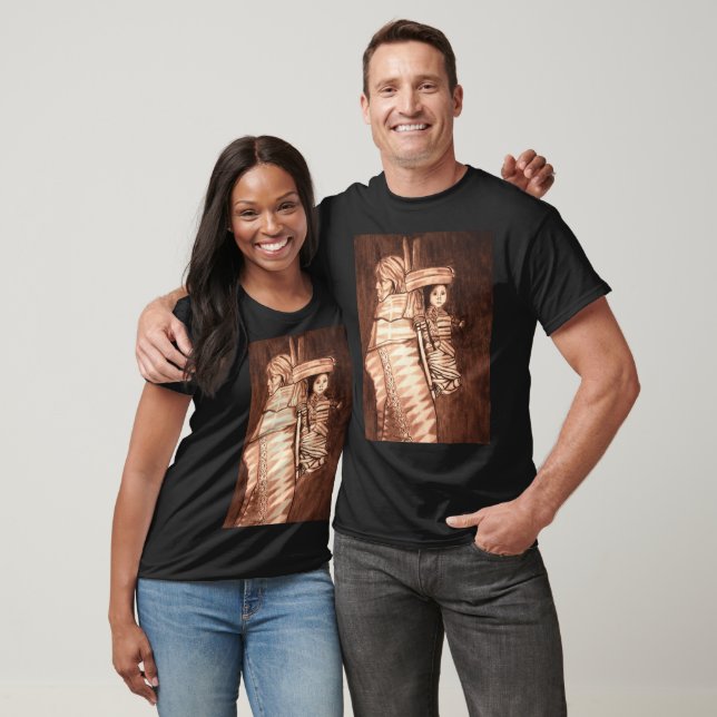 T-SHIRT MÈRE ET PAPOOSE AMÉRICAINE (Unisexe)