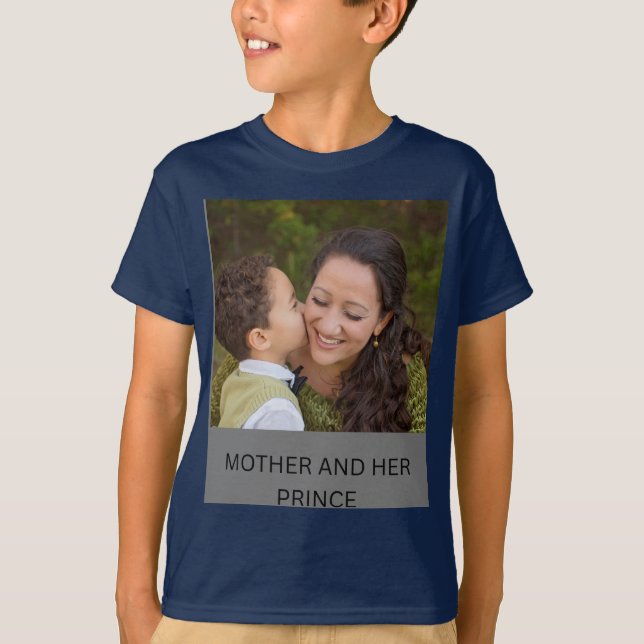 T-SHIRT MÈRE ET SON PRINCE (Devant)