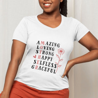 T-shirt Mère - Extraordinaire Aimer Fort Happy Selfless Gr