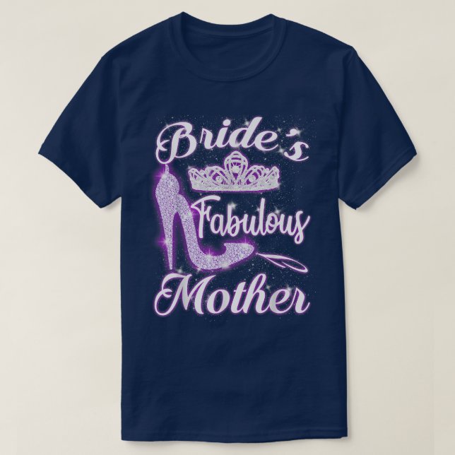 T-shirt Mère Fabuleuse de la Mariée Bon Mariage Épouse  (Design devant)
