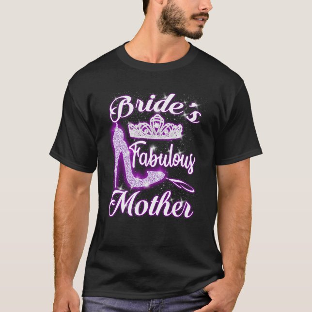 T-shirt Mère Fabuleuse de la Mariée Joyeux Mariage Se Mari (Devant)