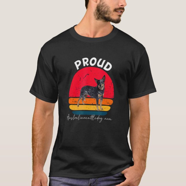 T-shirt Mère fière de chien de berger australien (Devant)