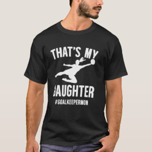 T-shirt Mère fière de gardien de but de football d'un gard