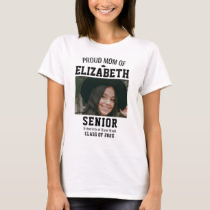 T-shirt Mère fière Diplômée de dernière année Parent Perso