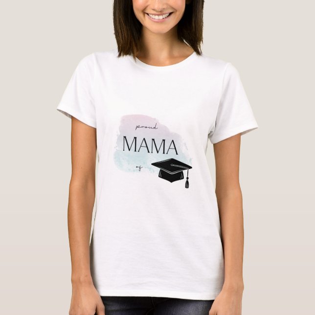 T-shirt Mère fière d'un diplômé 2026 (Devant)