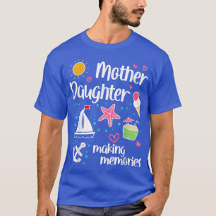T-shirt Mère Fille Rendre Souvenirs Plage Voyage 2023 Va