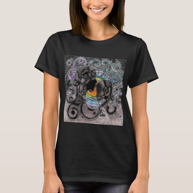 T-shirt Mère fille Silhouette (Devant)