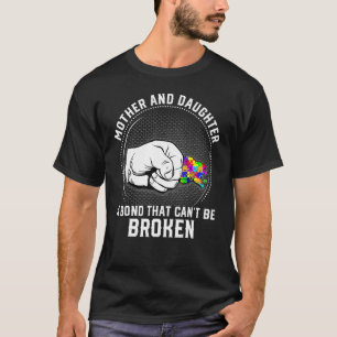 T-shirt Mère Fille Un Lien Incassable Autisme