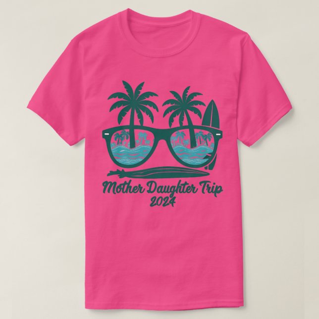T-shirt mère fille voyage 2024 2 (Design devant)