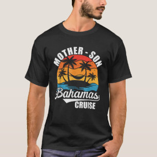 T-shirt Mère Fils Bahamas 2024 Vacances jumelées été 2