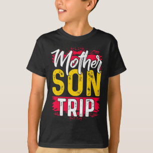 T-shirt Mère Fils Voyage Chemise Été Famille Voyage