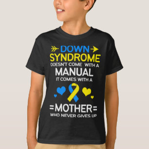 T-shirt Mère Forte De La Mère De Sensibilisation Au Syndro