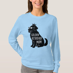 T-shirt Mère Golden Retriever drôle   Chien mignon avec co