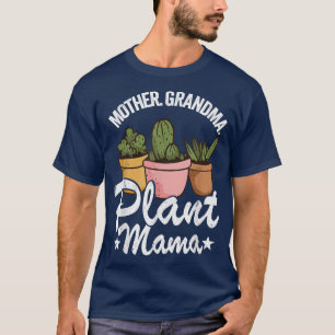 T-shirt Mère grand-mère Plante Mama Paysages Gardener Pla
